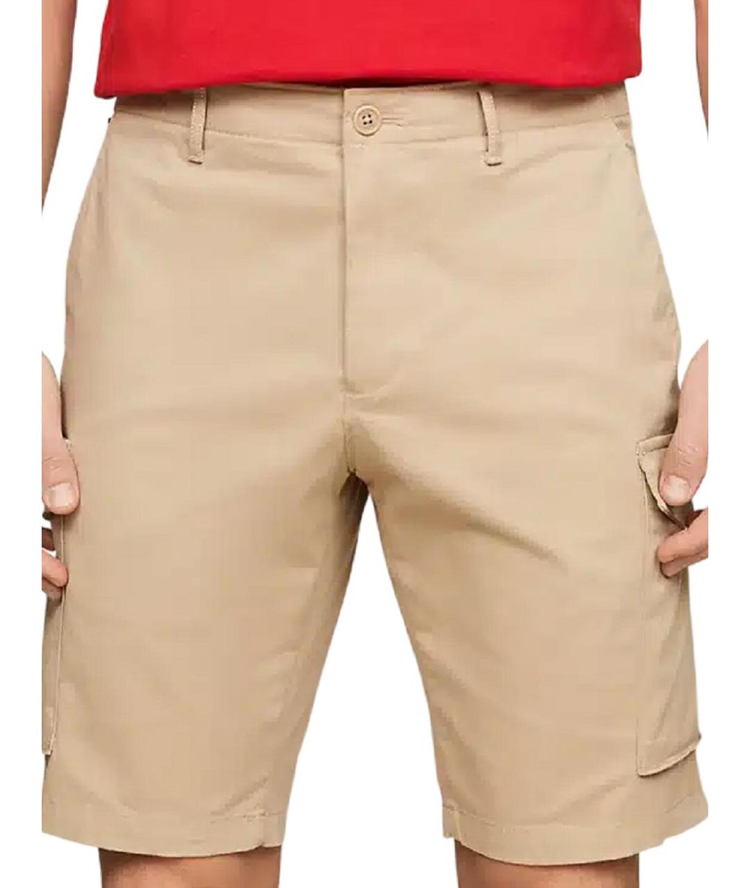 TOMMY HILFIGER Бежевые хлопковые шорты, фото 2