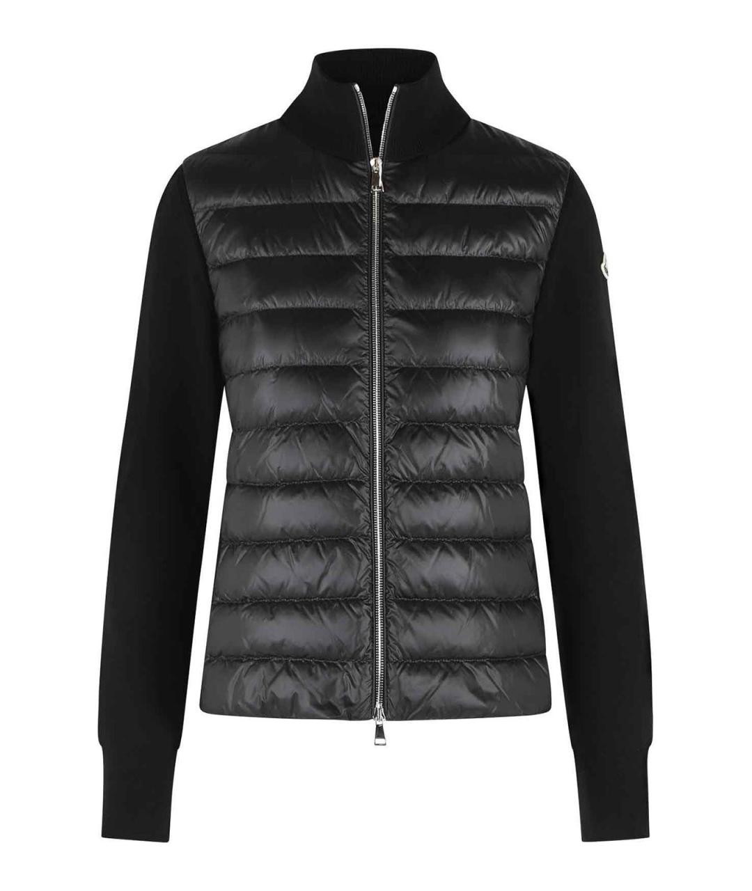 MONCLER Черная полиамидовая куртка, фото 1