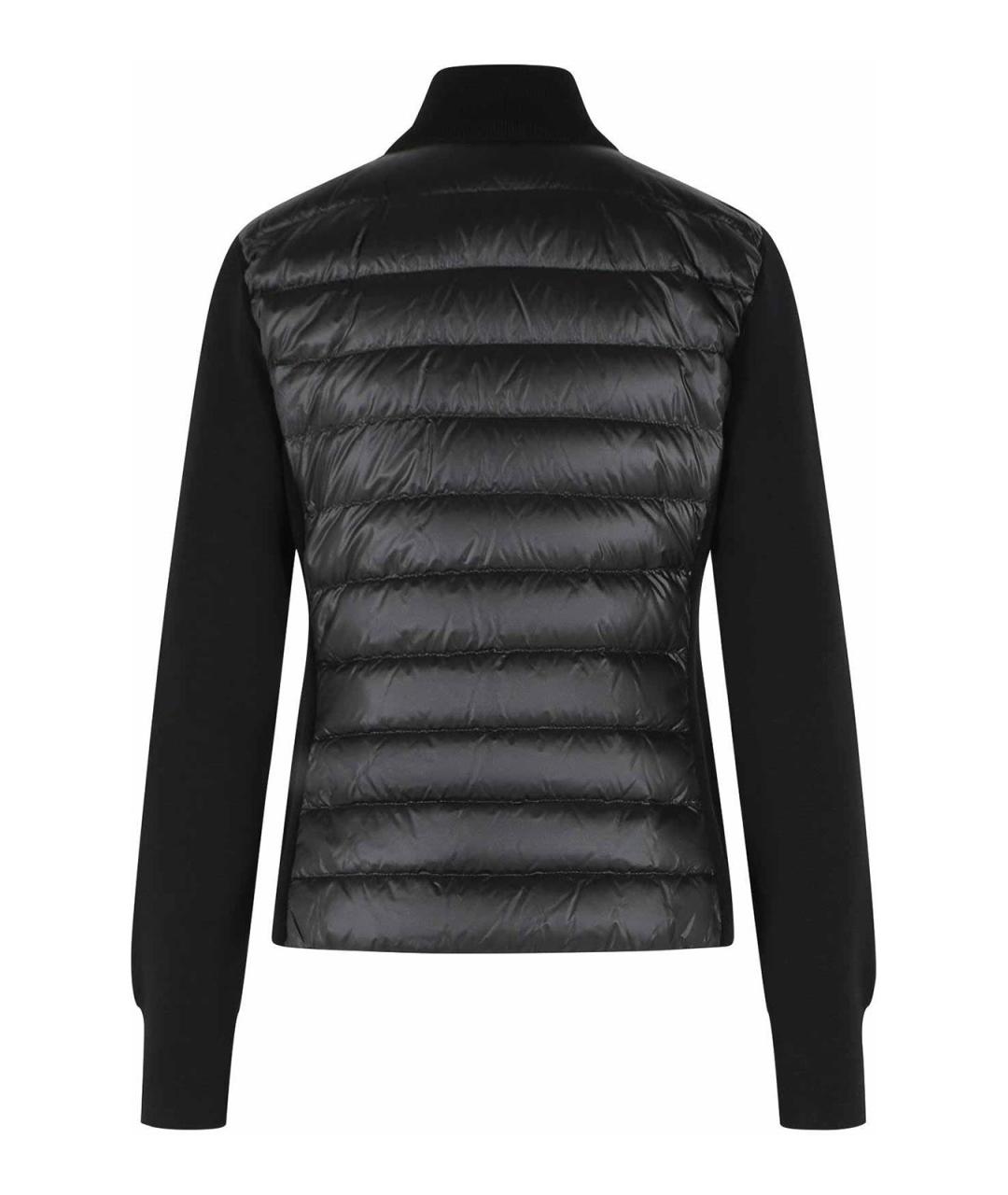 MONCLER Черная полиамидовая куртка, фото 2