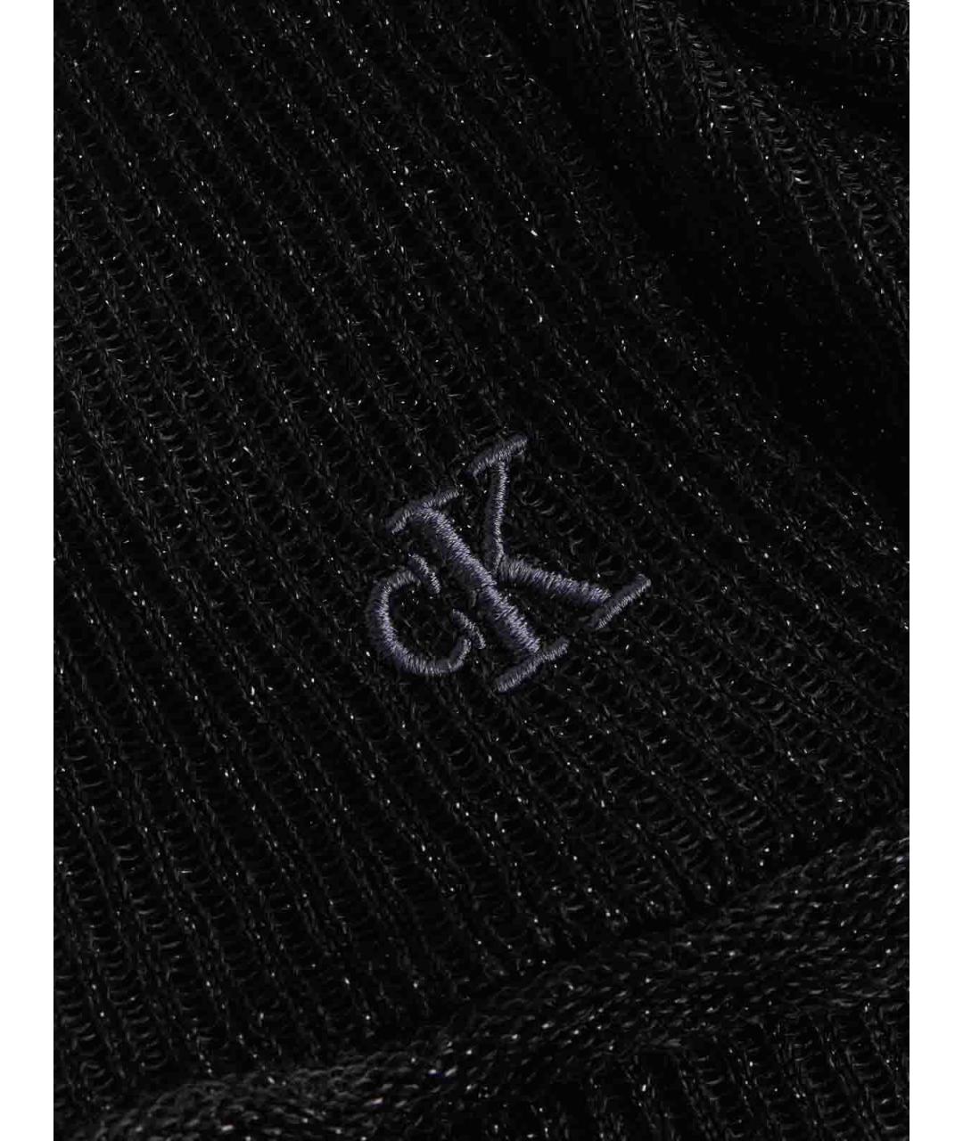 CALVIN KLEIN Черный полиэстеровый джемпер / свитер, фото 2