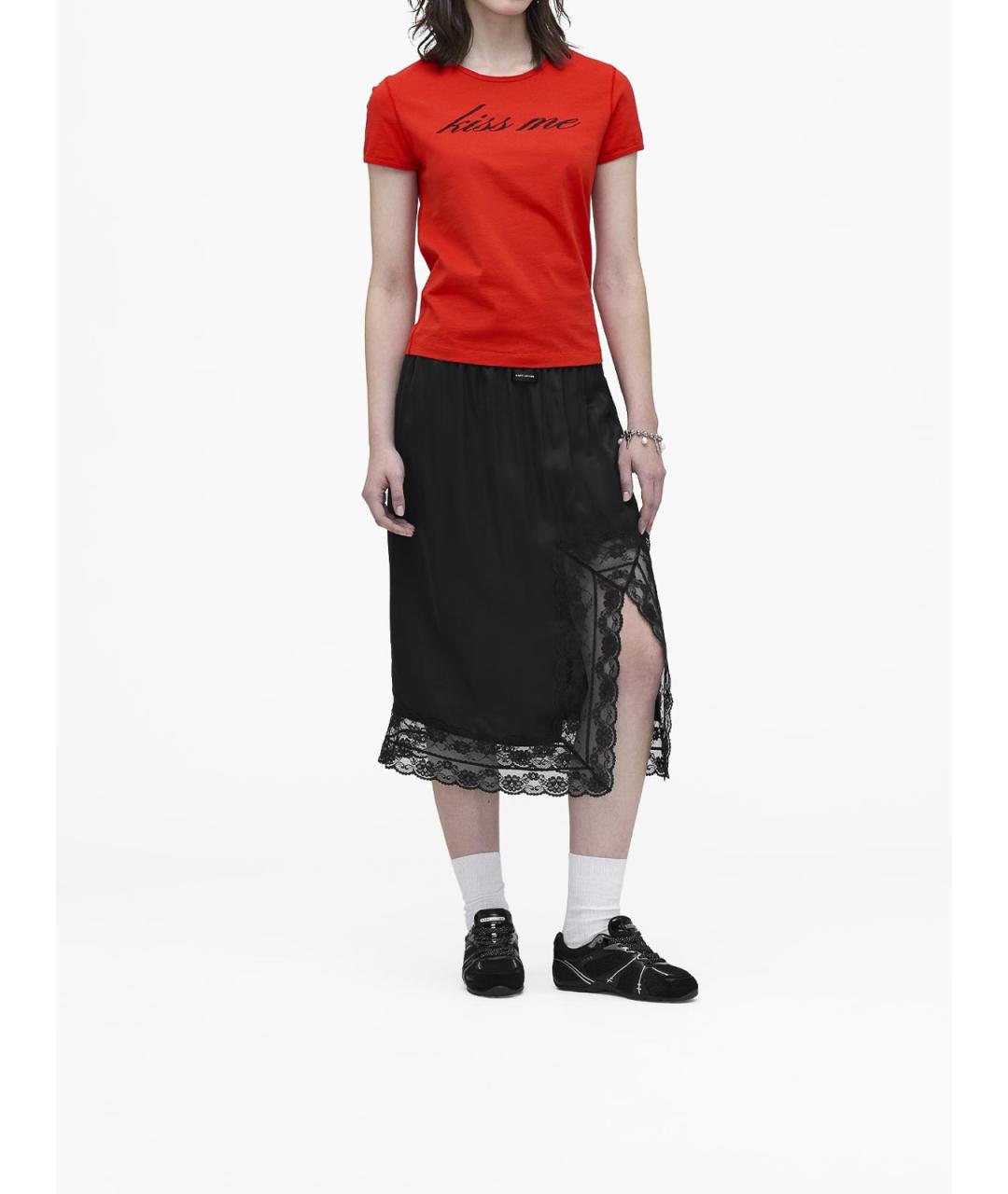 MARC JACOBS Красная хлопковая футболка, фото 3