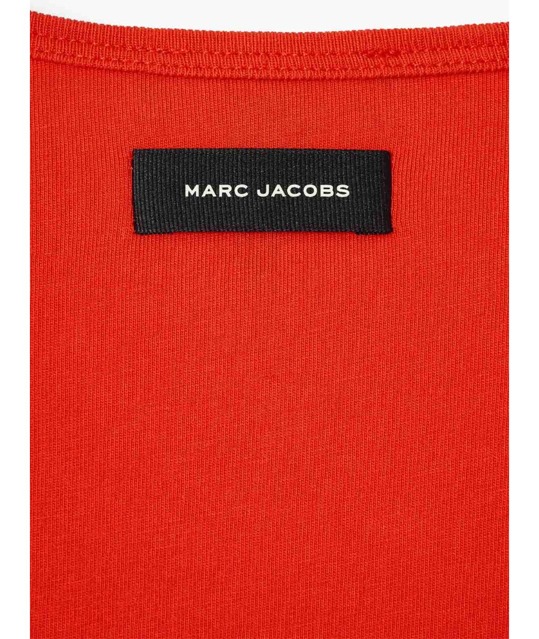 MARC JACOBS Красная хлопковая футболка, фото 7