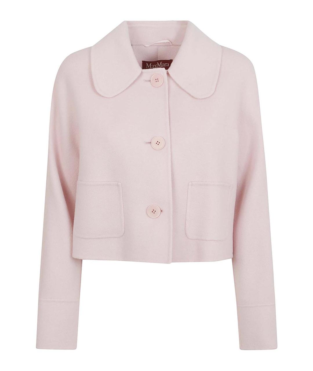 MAX MARA Розовое кашемировое пальто, фото 1