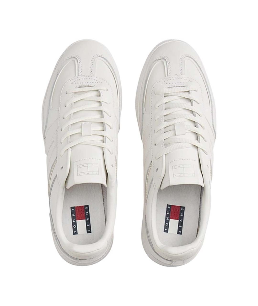 TOMMY HILFIGER Белые кожаные кеды, фото 6