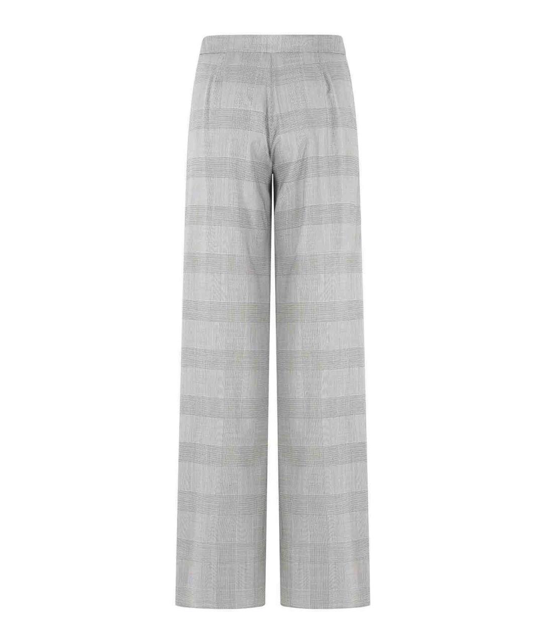 MAX MARA Мульти шерстяные прямые брюки, фото 2