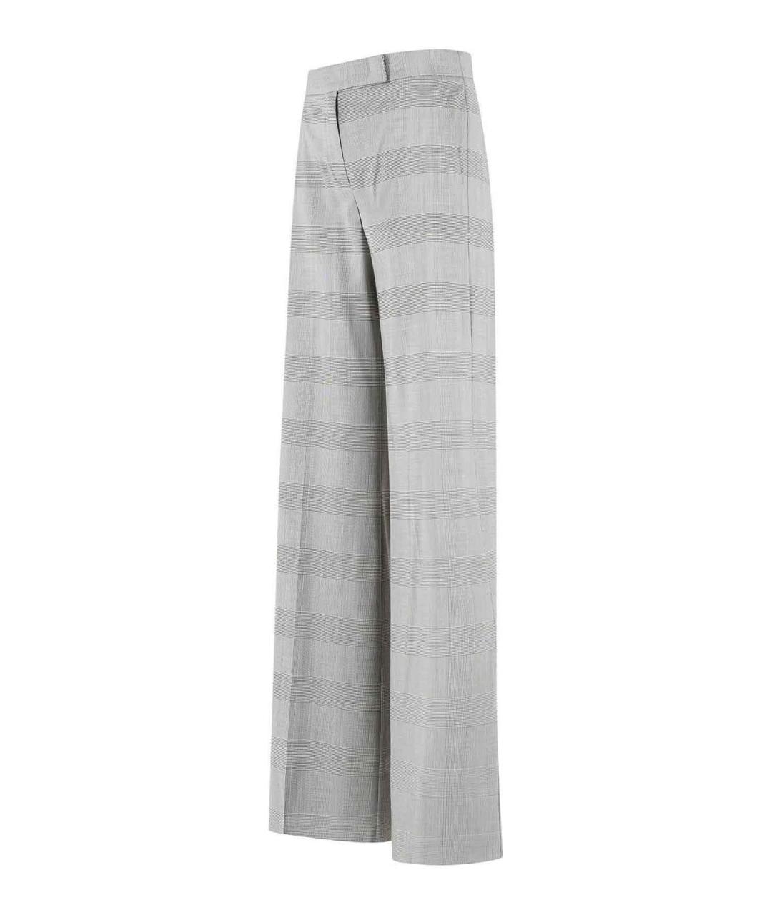MAX MARA Мульти шерстяные прямые брюки, фото 3