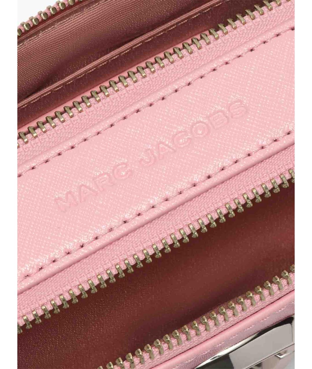 MARC JACOBS Розовая кожаная сумка через плечо, фото 6