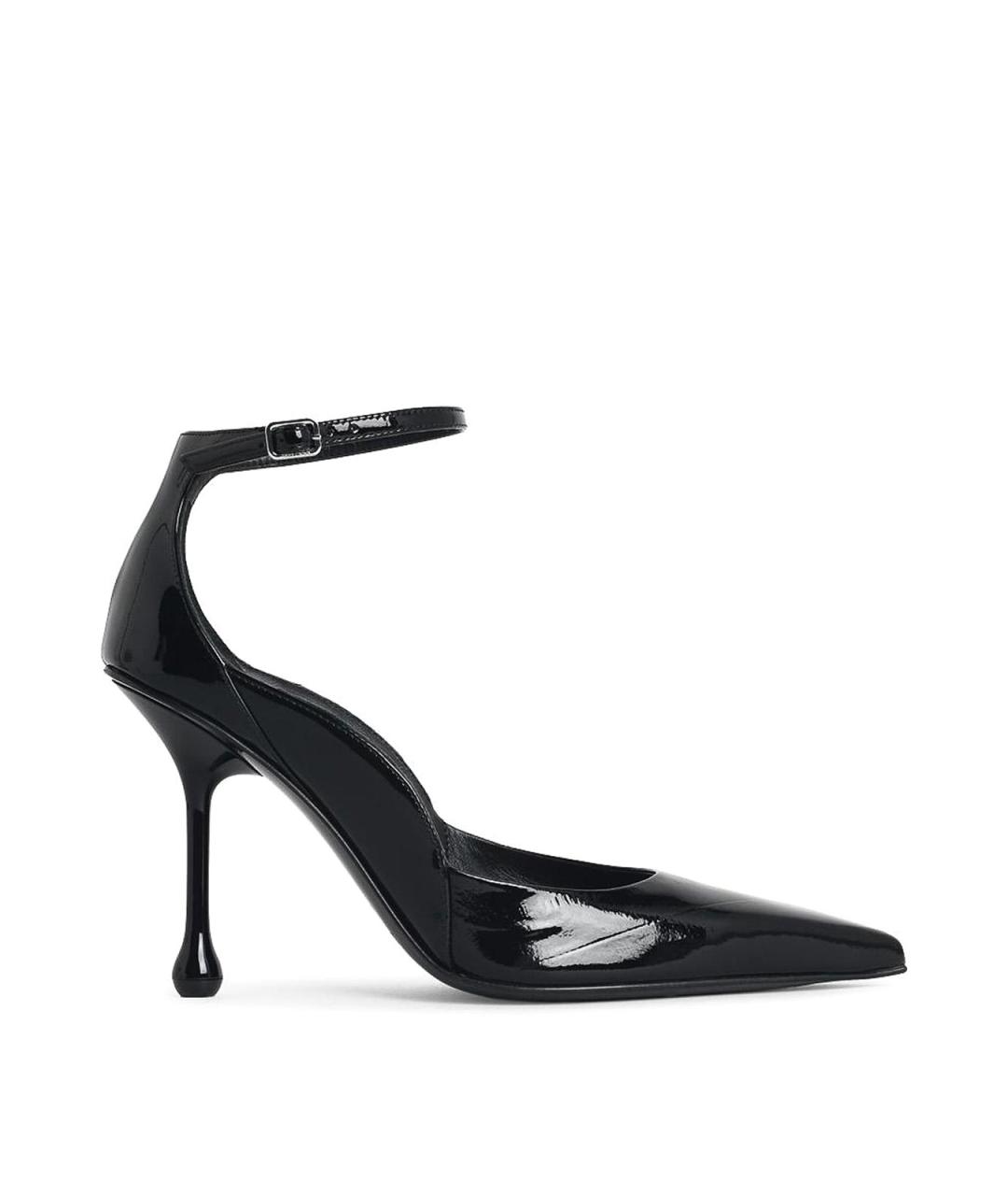 JIMMY CHOO Черные кожаные туфли, фото 1