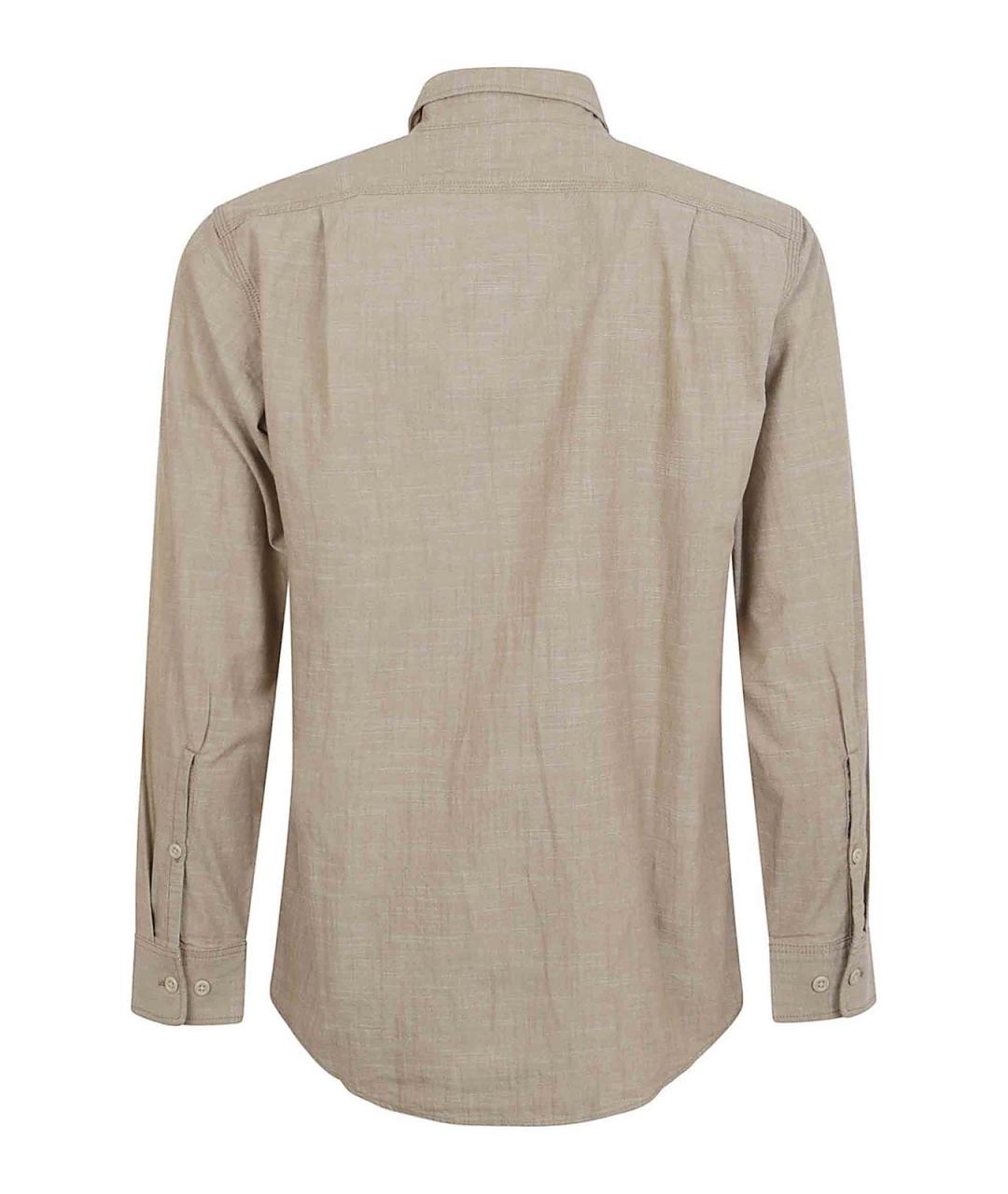 FILSON Бежевая хлопковая кэжуал рубашка, фото 2