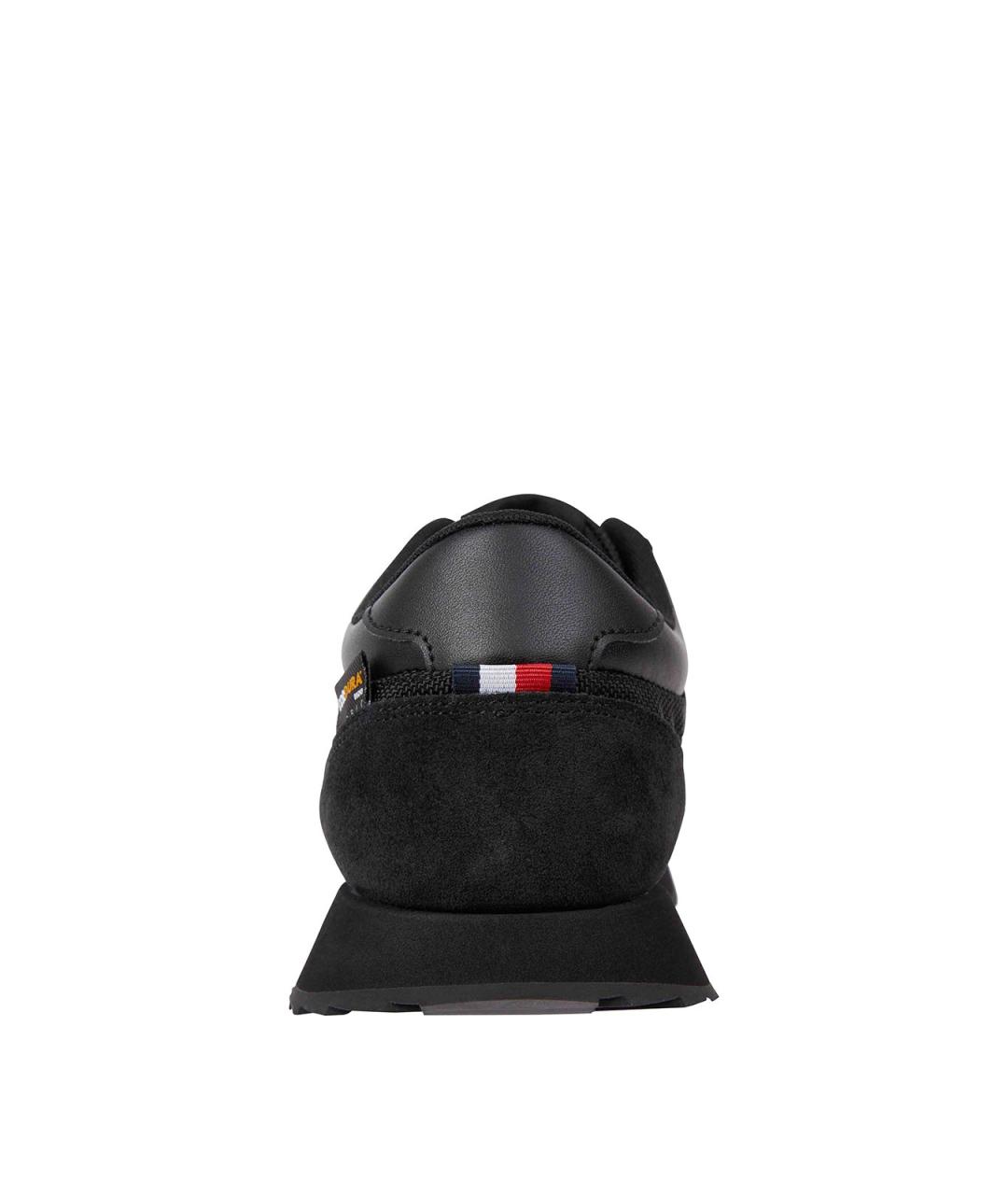 TOMMY HILFIGER Черные текстильные низкие кроссовки / кеды, фото 5