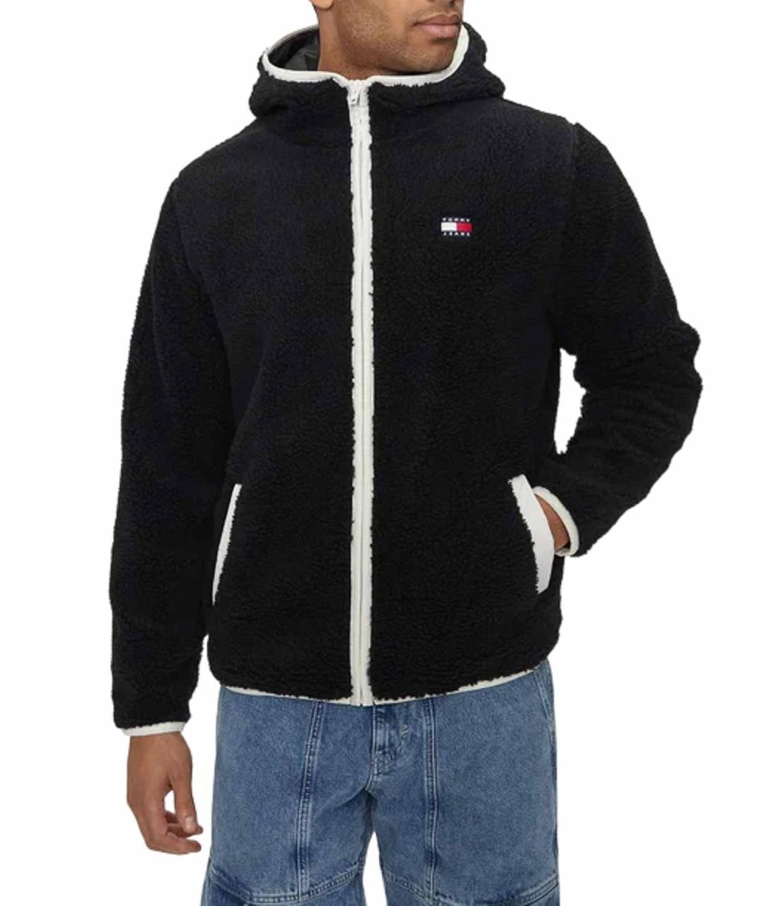 TOMMY HILFIGER Черная полиэстеровая куртка, фото 4