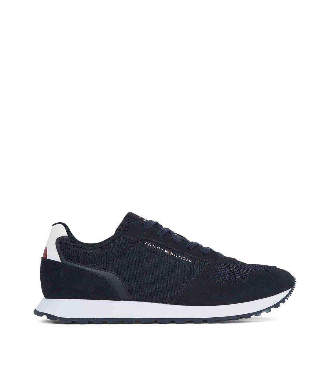 TOMMY HILFIGER Синие текстильные низкие кроссовки / кеды, фото 1