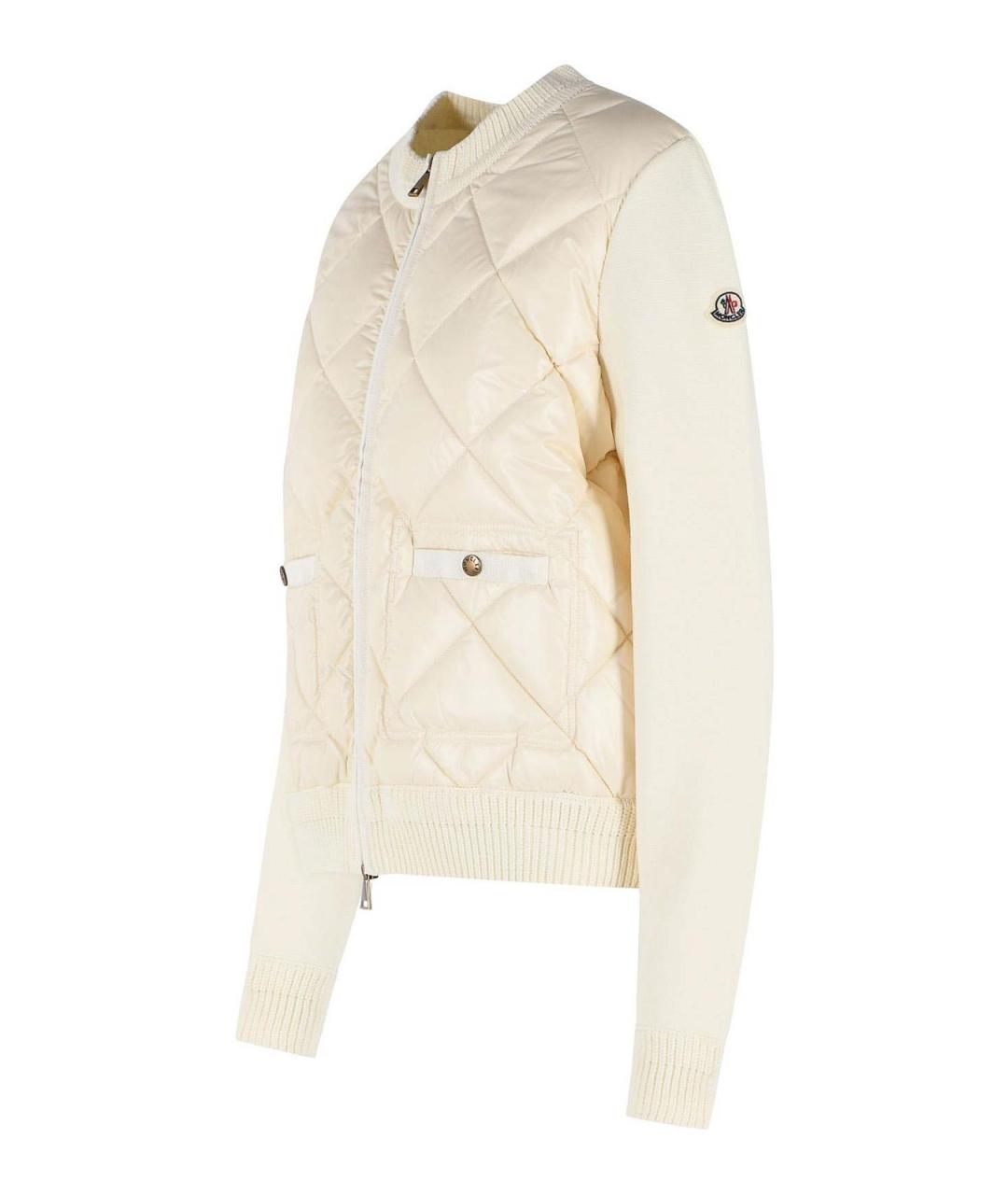 MONCLER Бежевая хлопковая куртка, фото 3