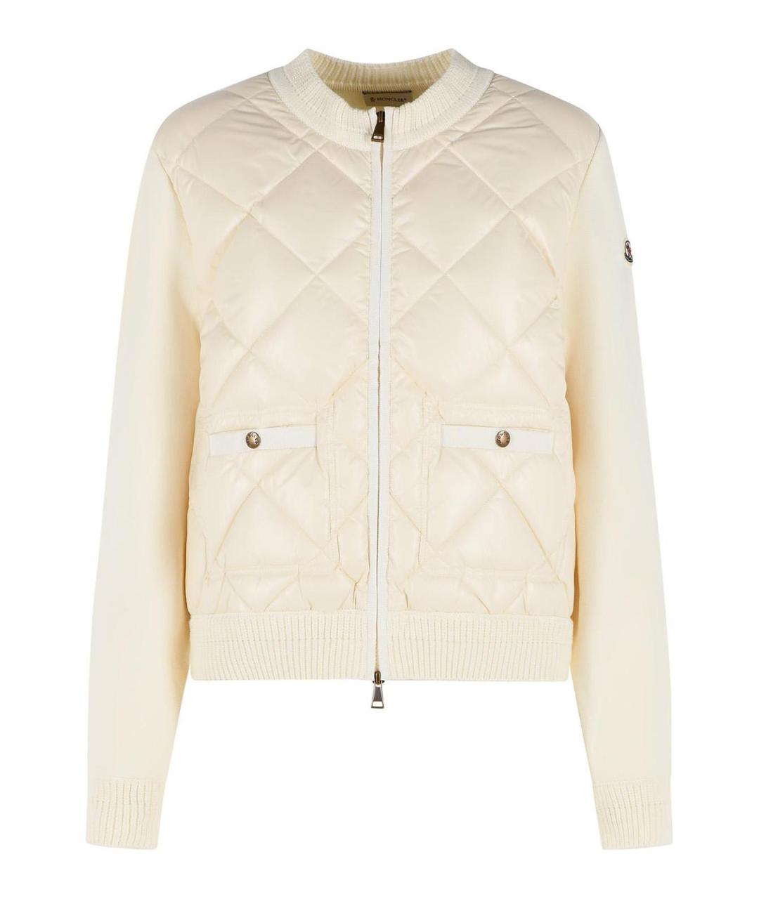 MONCLER Бежевая хлопковая куртка, фото 1