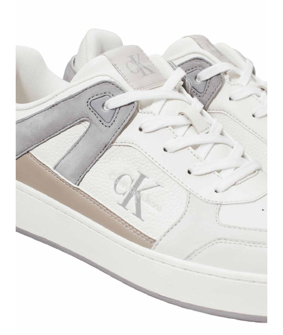 CALVIN KLEIN Мульти кожаные низкие кроссовки / кеды, фото 3