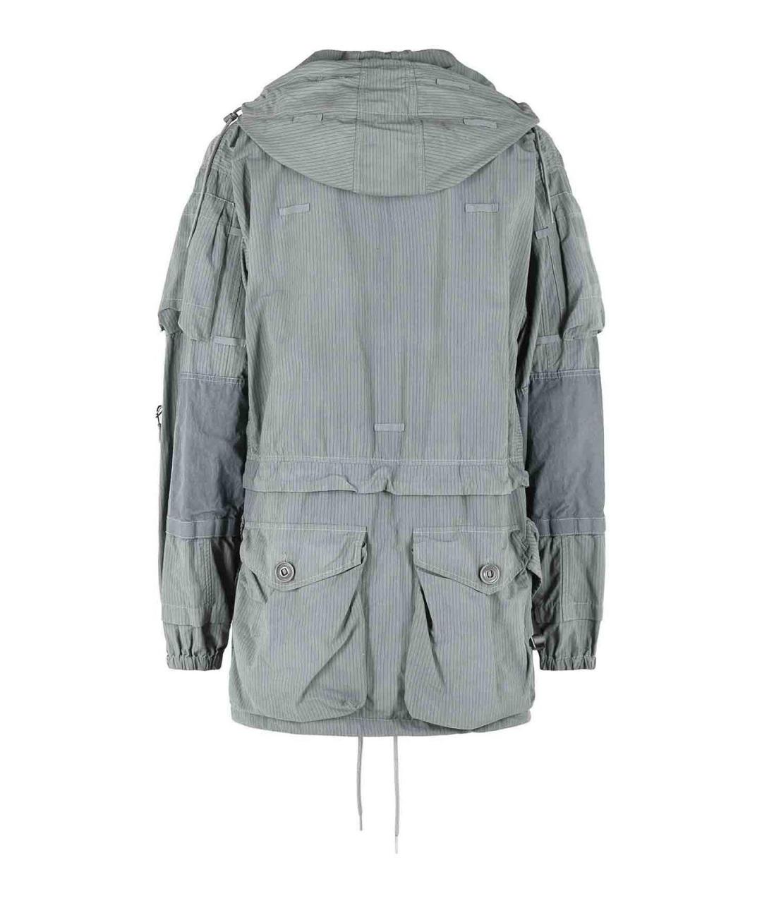 MAISON MARGIELA Голубая хлопковая парка, фото 2