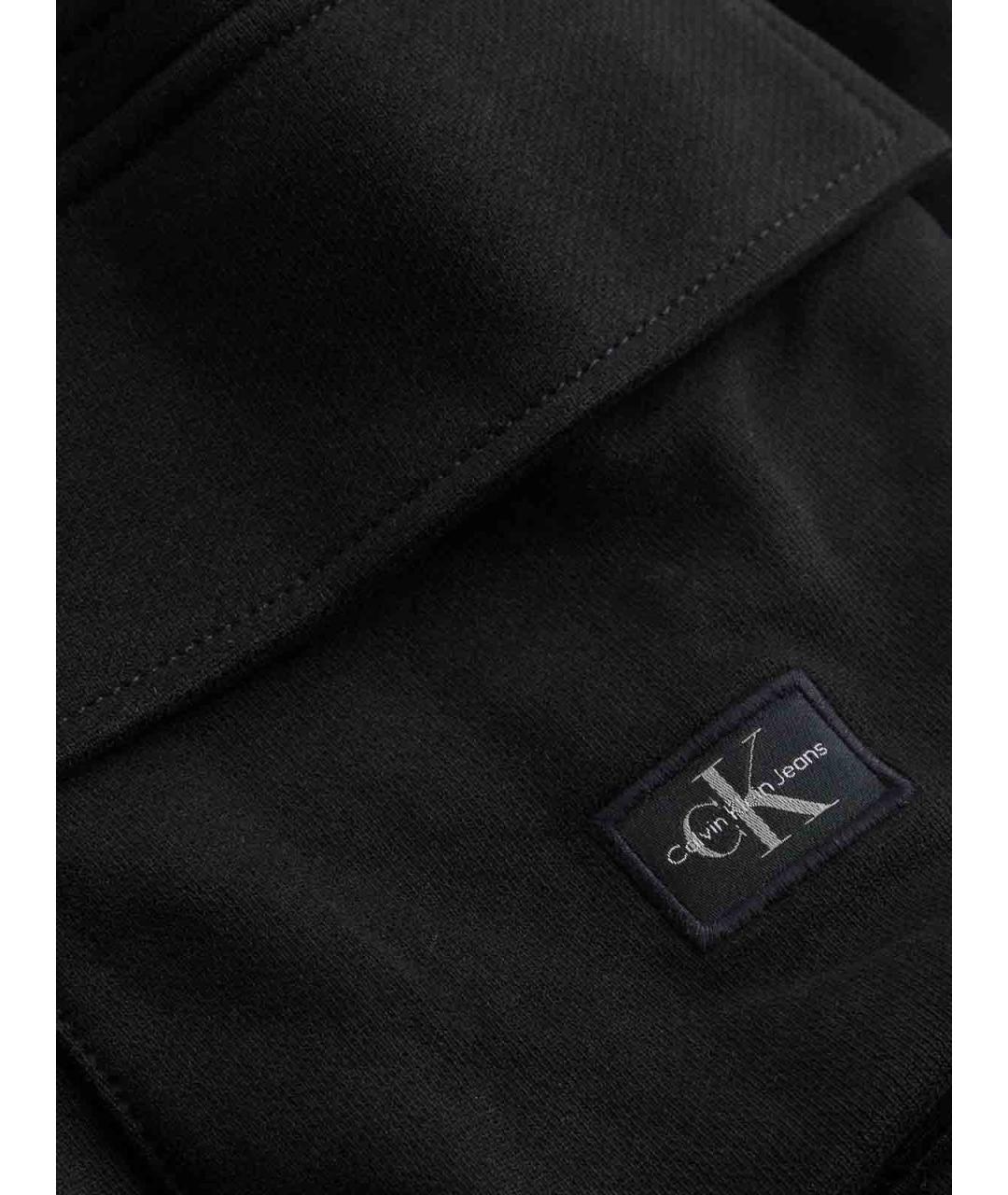 CALVIN KLEIN Черные хлопковые шорты, фото 3