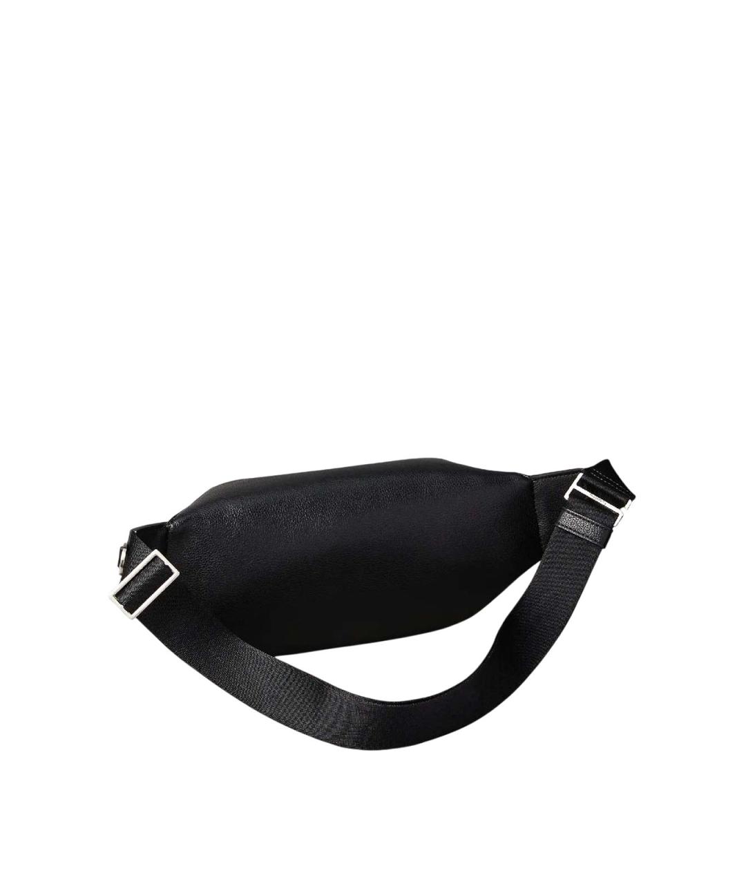 CALVIN KLEIN Черная поясная сумка из искусственной кожи, фото 2