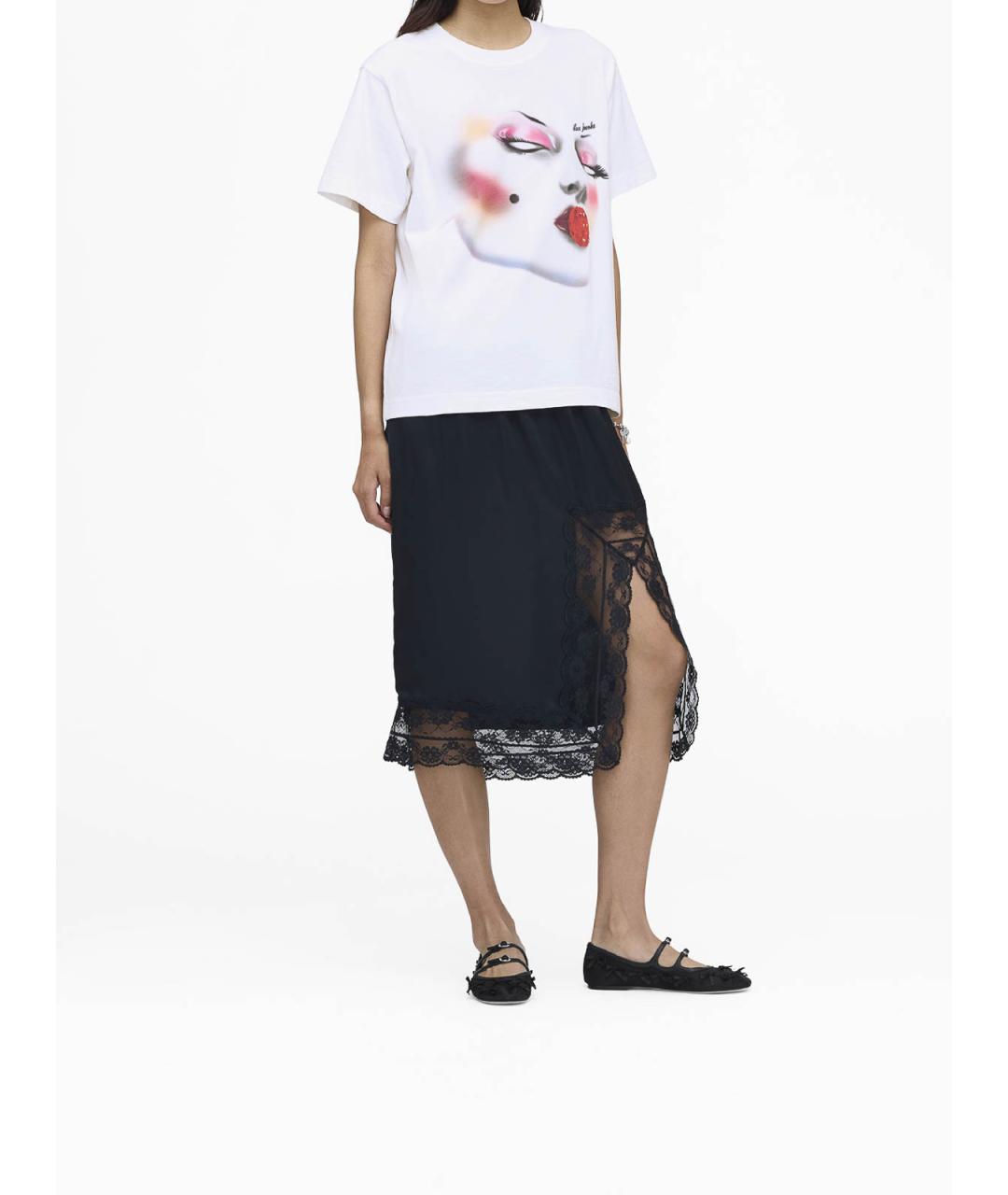 MARC JACOBS Белая хлопковая футболка, фото 3