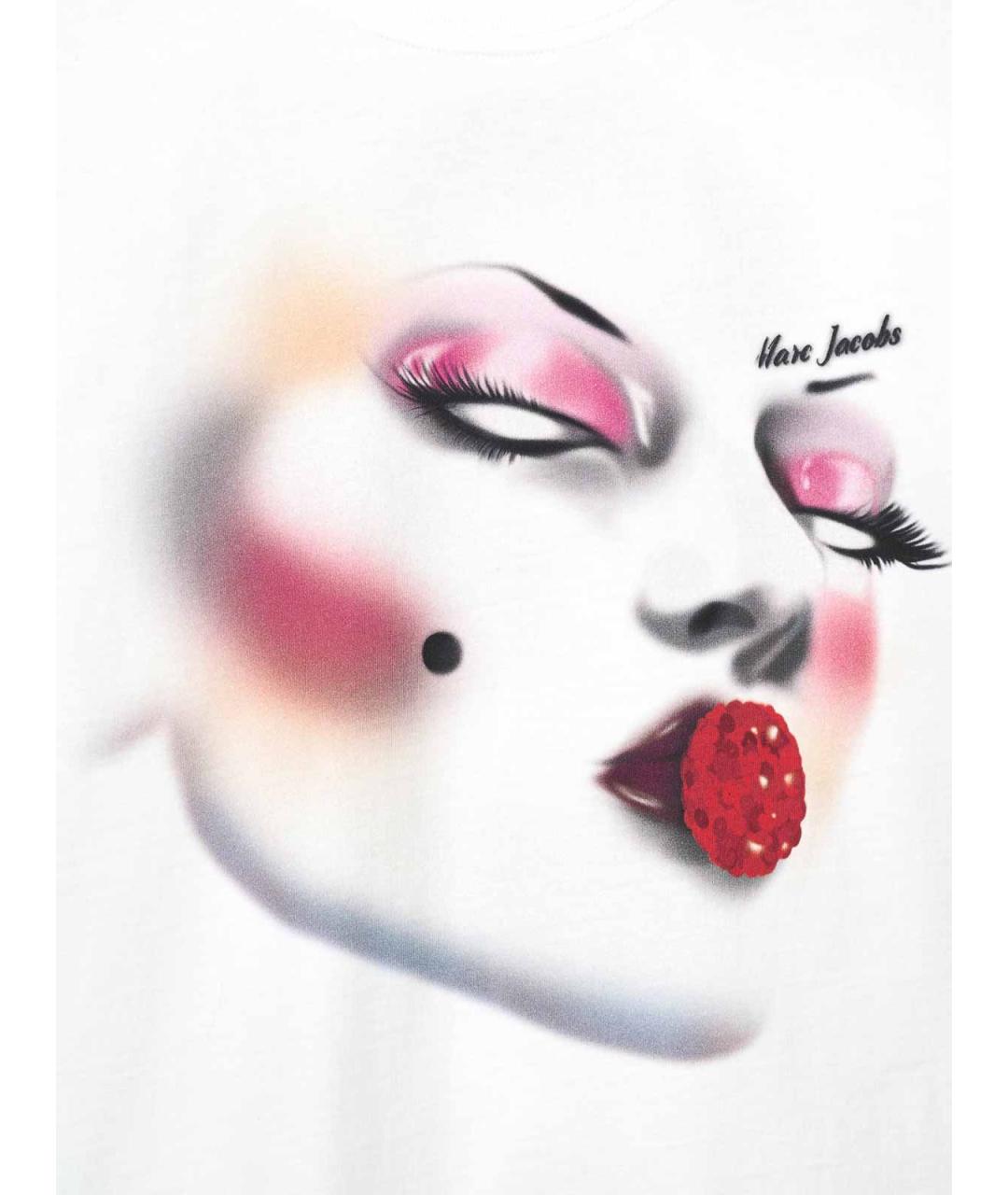 MARC JACOBS Белая хлопковая футболка, фото 6