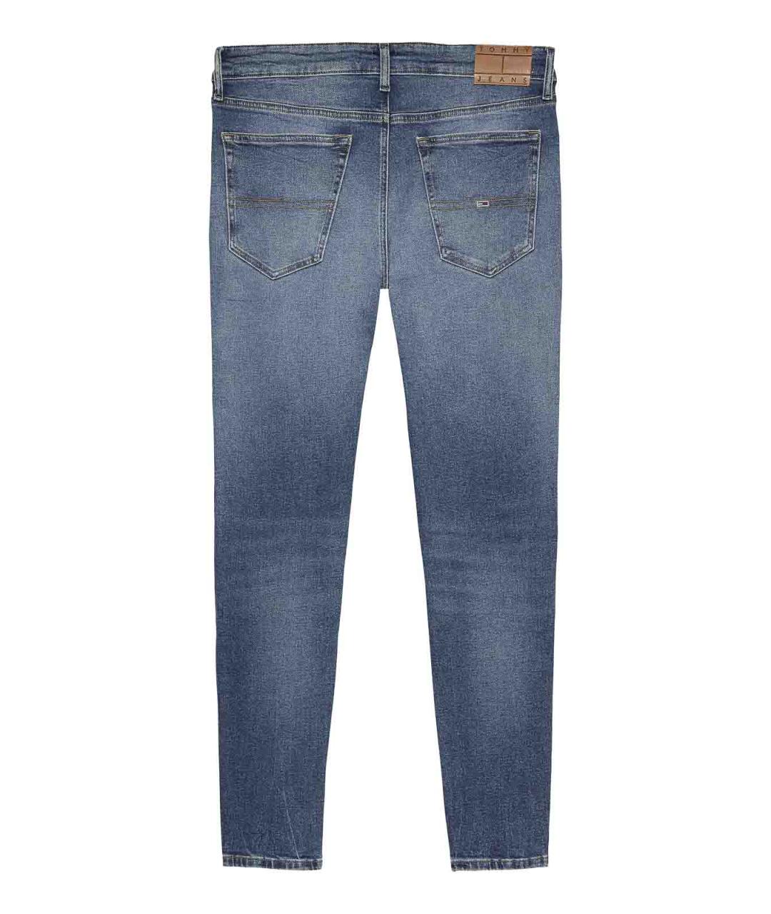 TOMMY HILFIGER Синие хлопковые джинсы скинни, фото 2