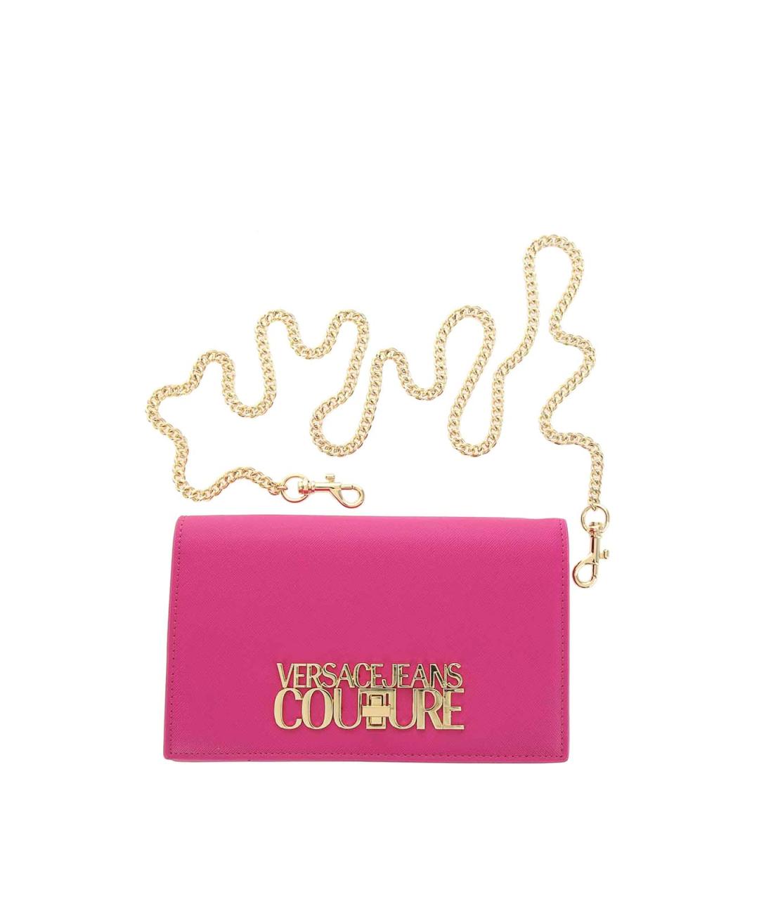 VERSACE JEANS COUTURE Розовый полиуретановый кошелек, фото 1