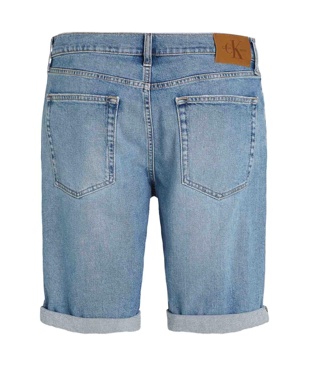 CALVIN KLEIN Голубые хлопковые шорты, фото 2