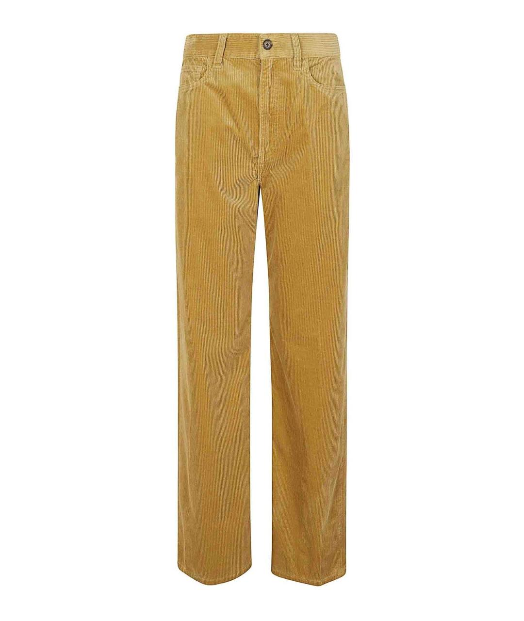 POLO RALPH LAUREN Бежевые хлопковые прямые брюки, фото 1