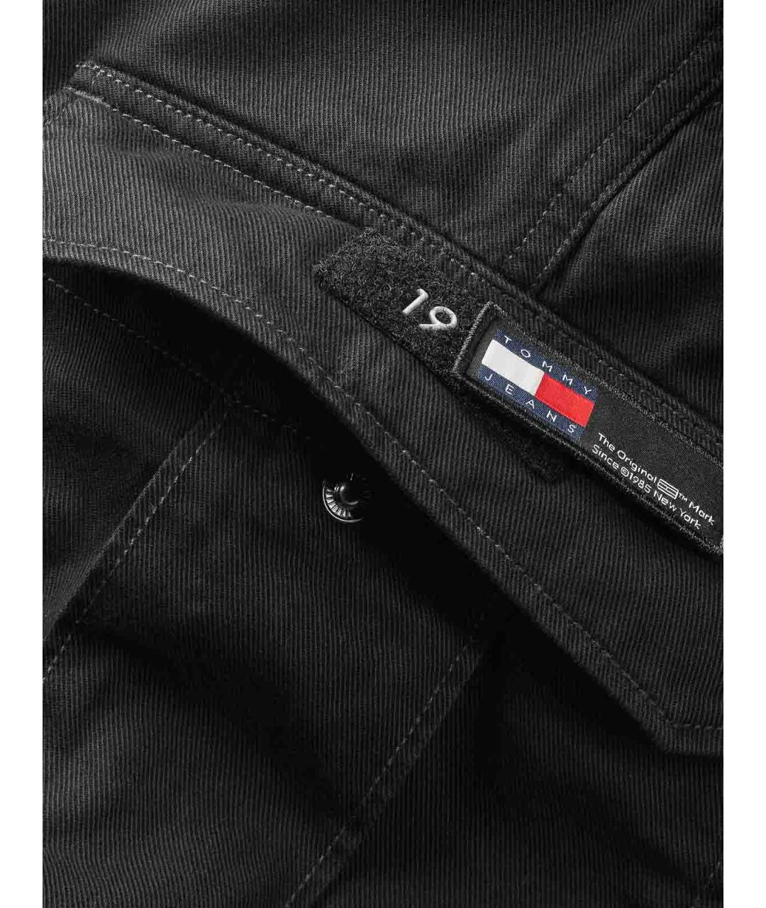 TOMMY HILFIGER Черные хлопковые шорты, фото 3