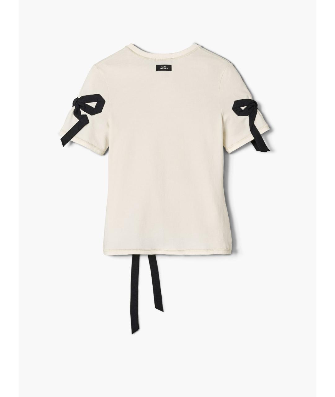 MARC JACOBS Белая хлопковая футболка, фото 2