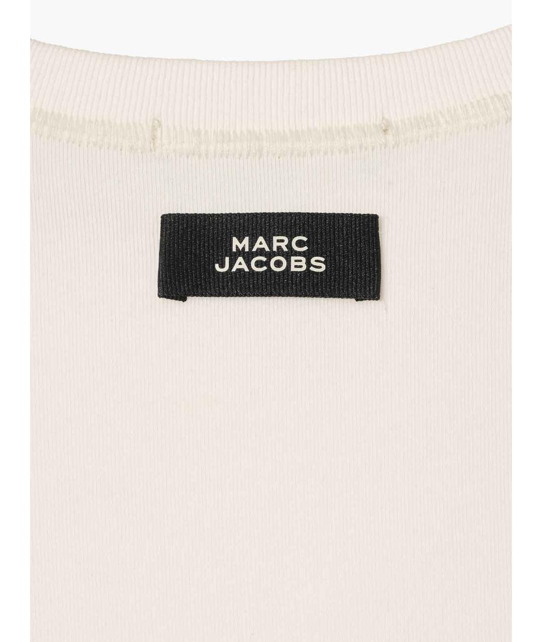 MARC JACOBS Белая хлопковая футболка, фото 7