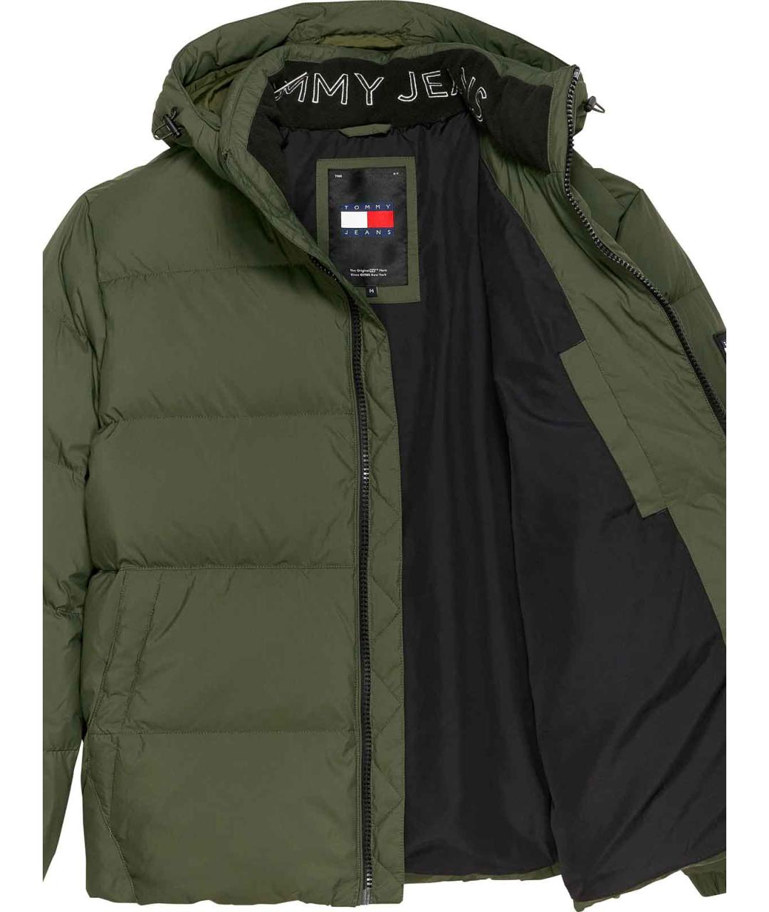 TOMMY HILFIGER Зеленая полиэстеровая куртка, фото 3