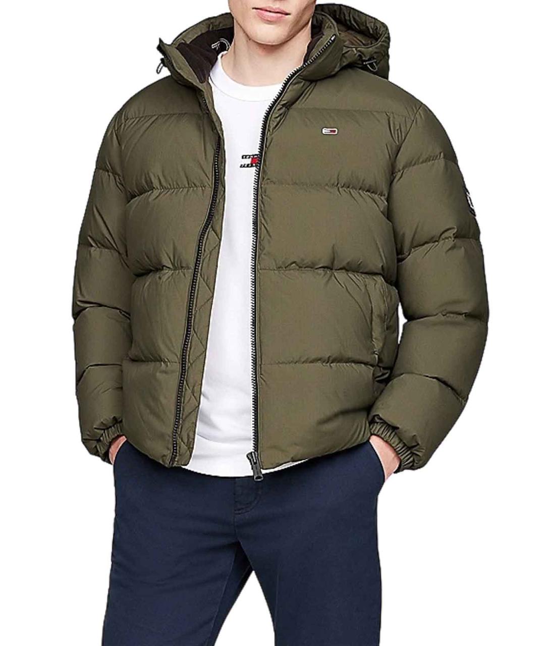 TOMMY HILFIGER Зеленая полиэстеровая куртка, фото 5