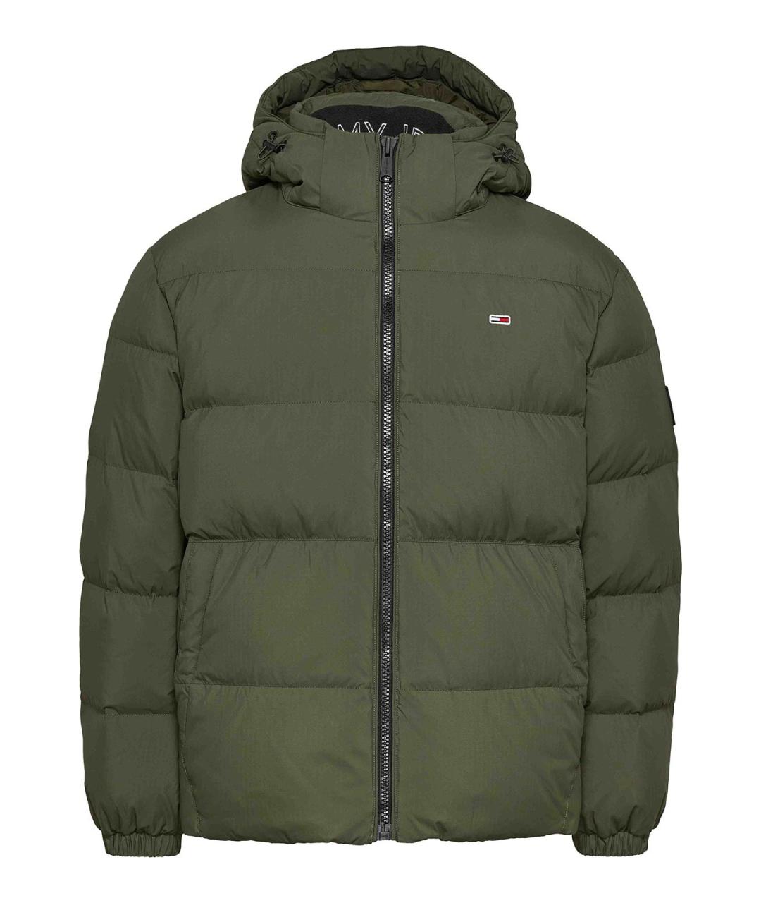 TOMMY HILFIGER Зеленая полиэстеровая куртка, фото 1