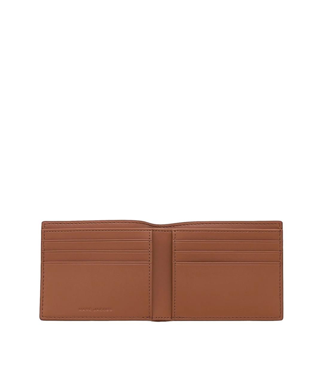 MARC JACOBS Коричневый кожаный кошелек, фото 3