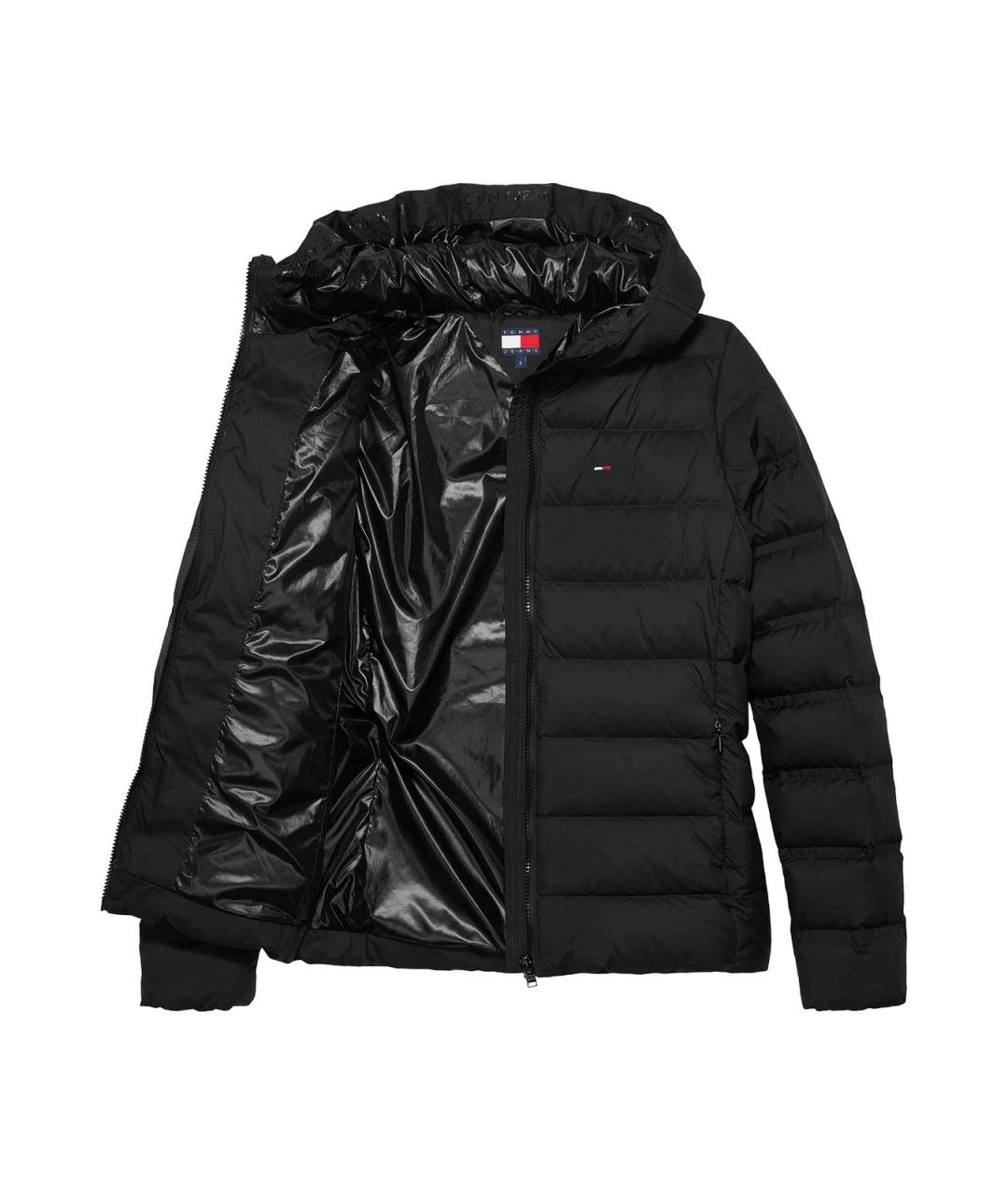 TOMMY HILFIGER Черная полиэстеровая куртка, фото 2