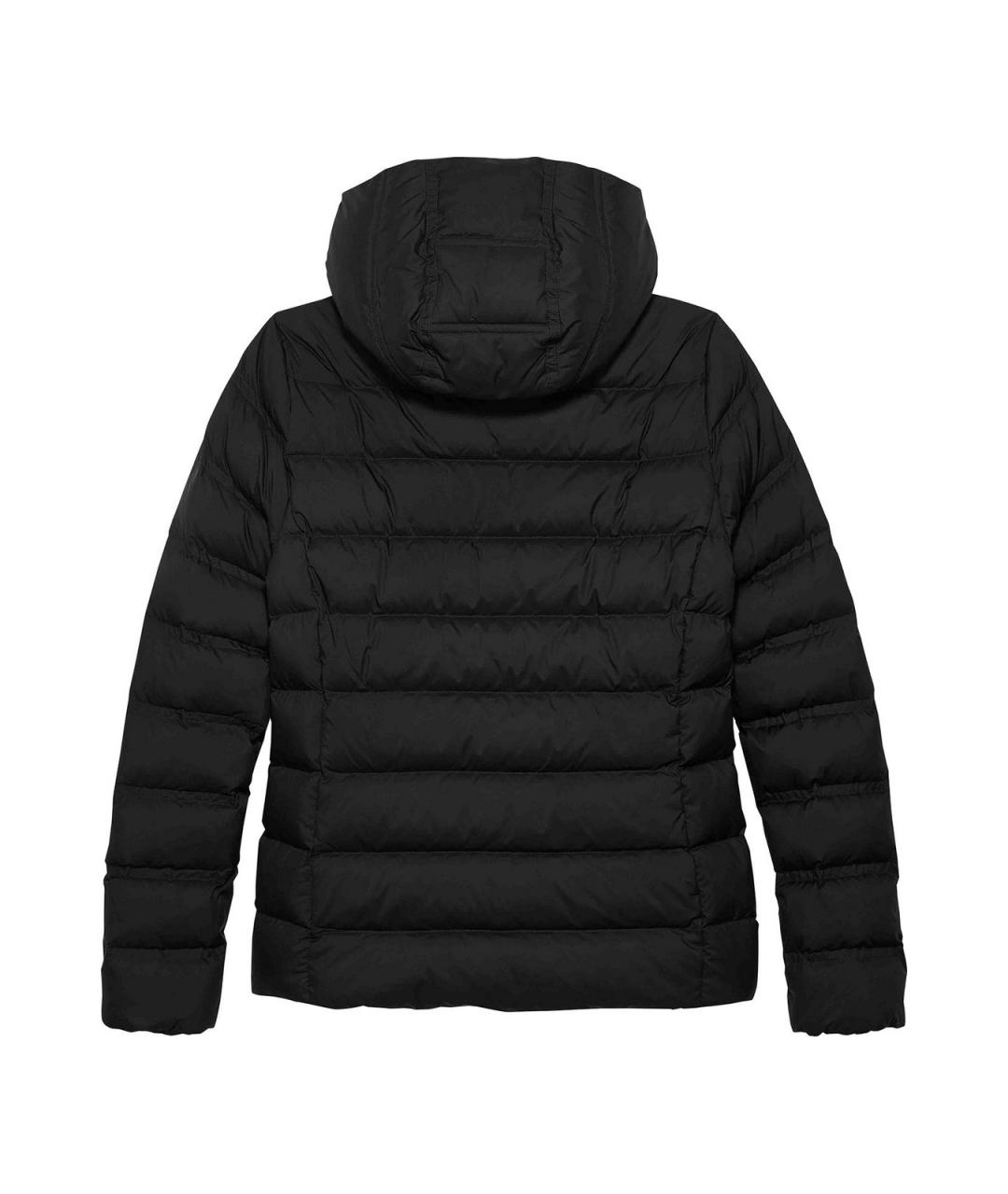 TOMMY HILFIGER Черная полиэстеровая куртка, фото 3