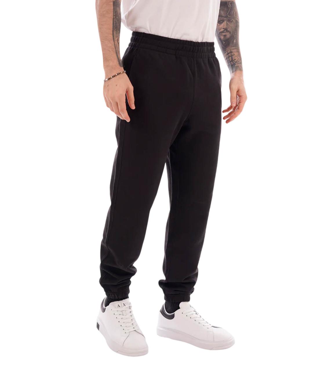 CALVIN KLEIN Черные хлопковые повседневные брюки, фото 4
