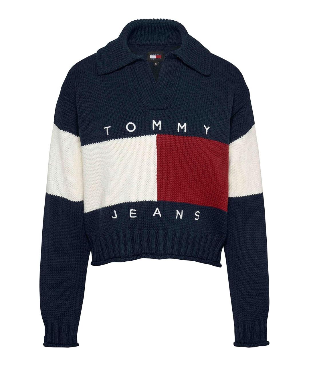 TOMMY HILFIGER Мульти шерстяной джемпер / свитер, фото 1