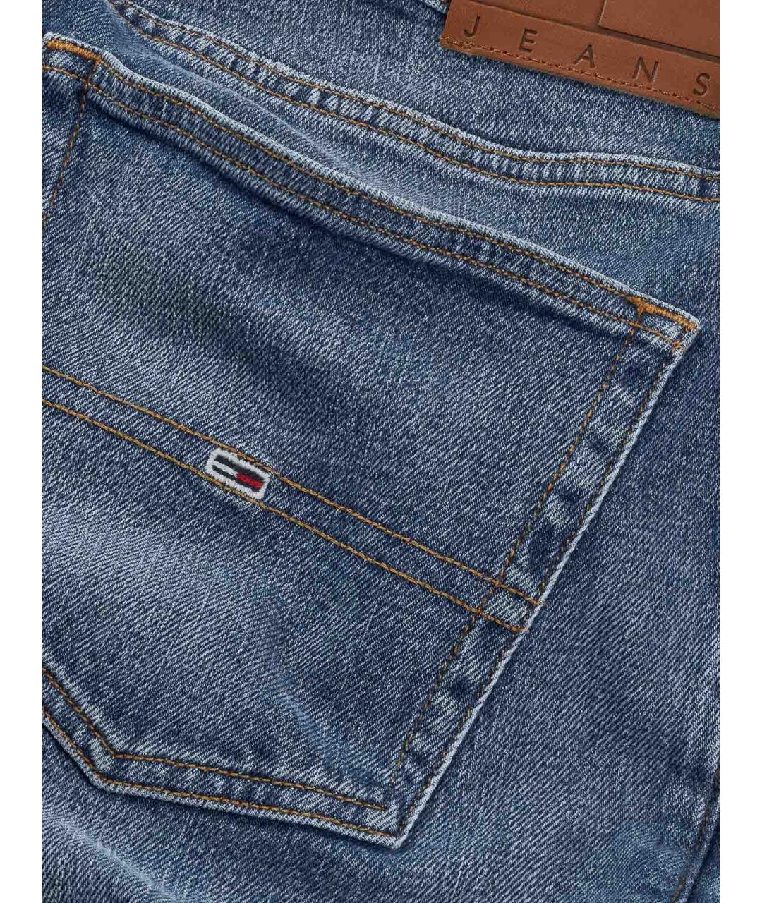 TOMMY HILFIGER Синие прямые джинсы, фото 3