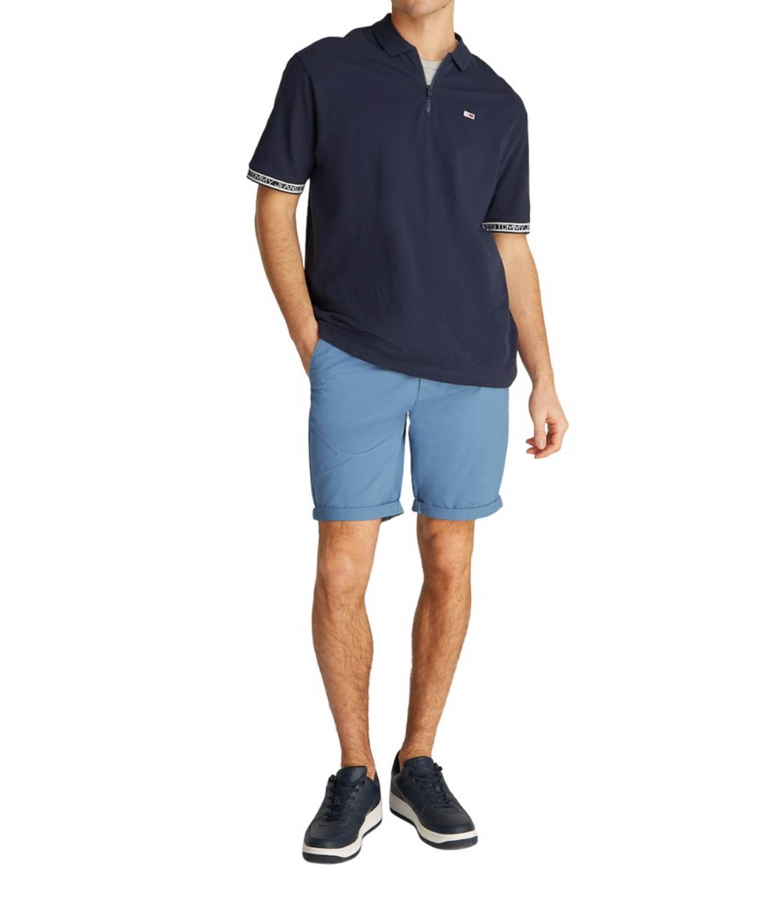 TOMMY HILFIGER Голубые хлопковые шорты, фото 5