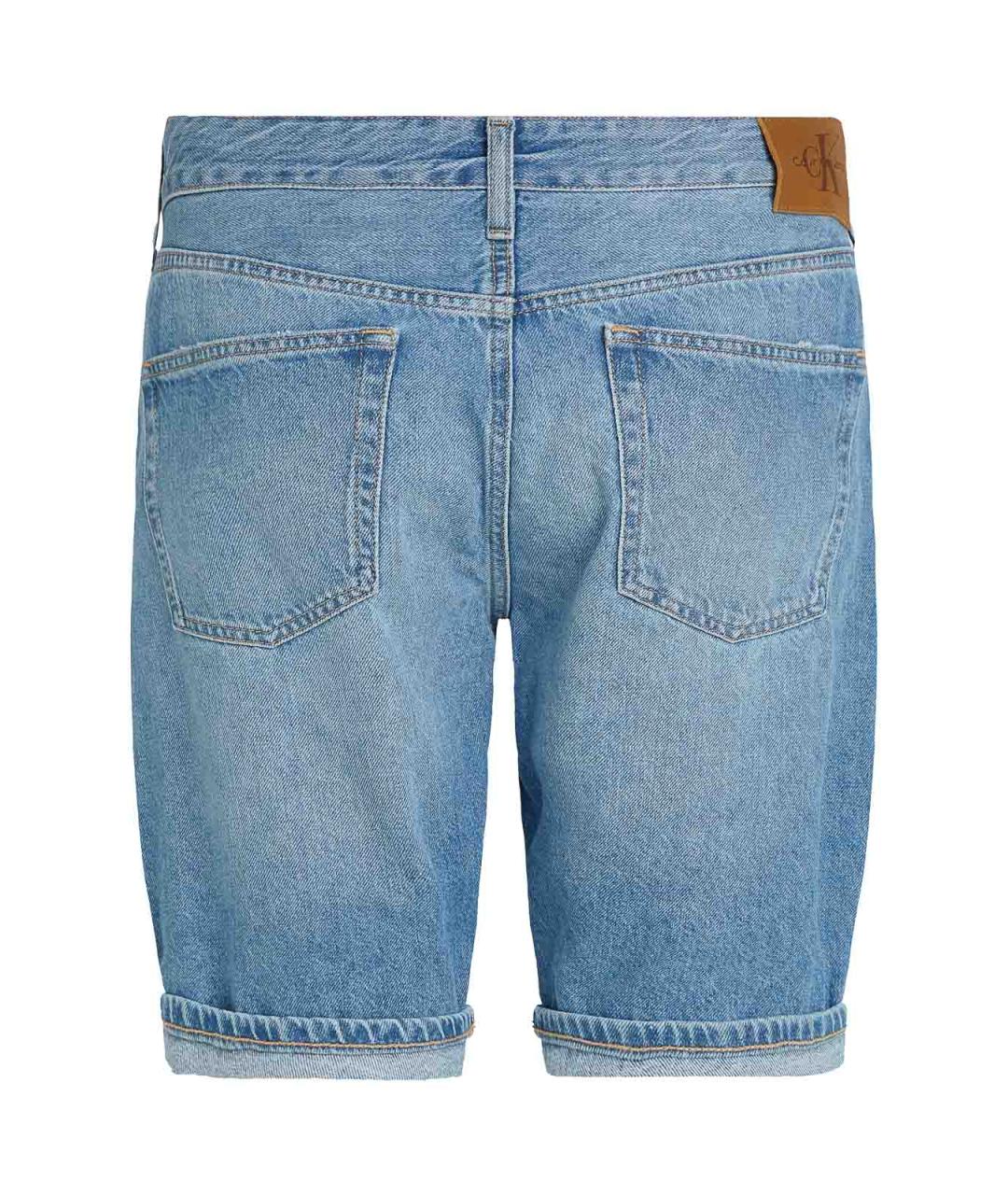 CALVIN KLEIN Голубые хлопковые шорты, фото 2