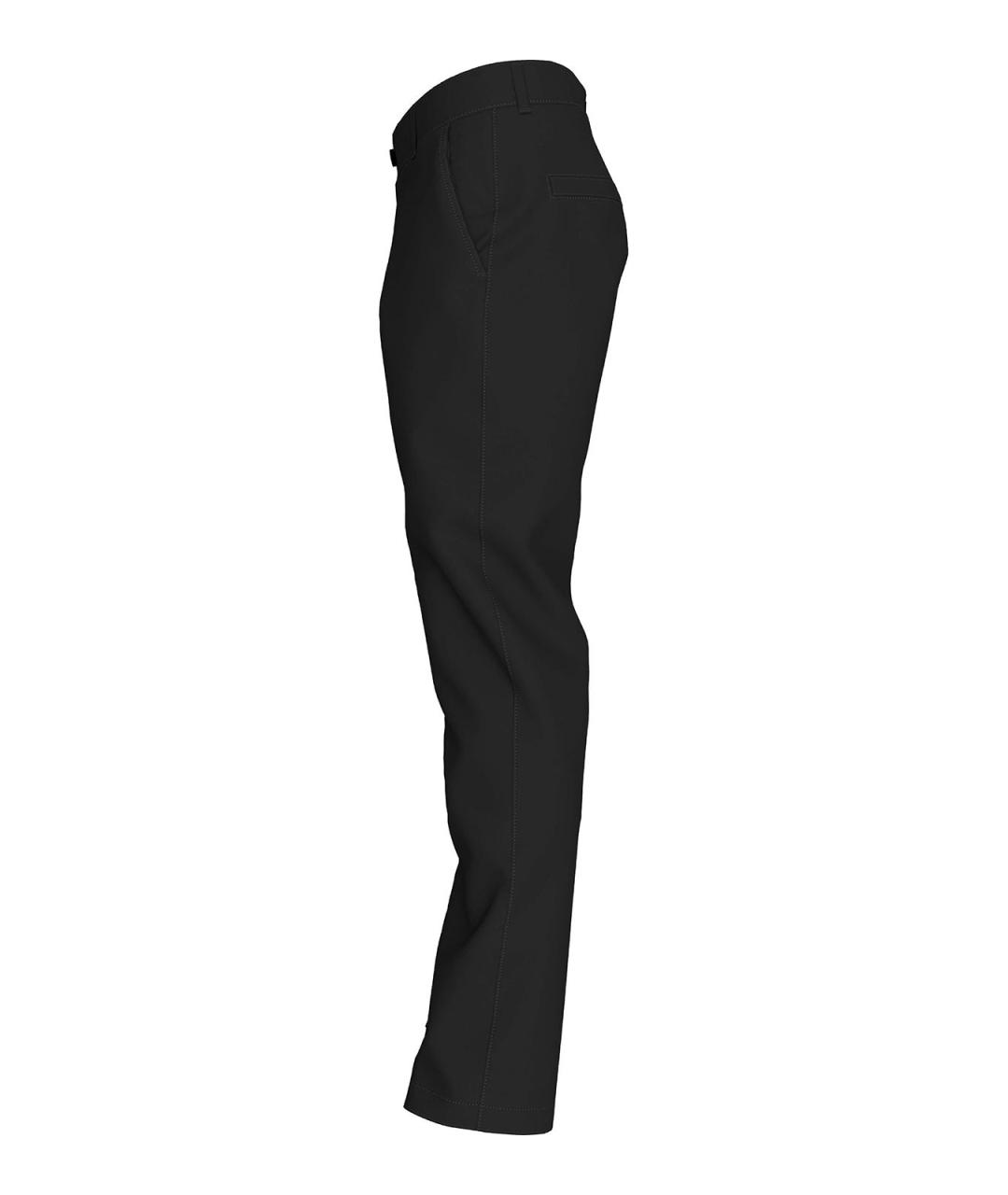 CALVIN KLEIN Черные хлопковые повседневные брюки, фото 4