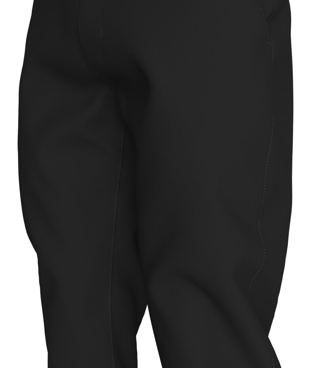 CALVIN KLEIN Черные хлопковые повседневные брюки, фото 5