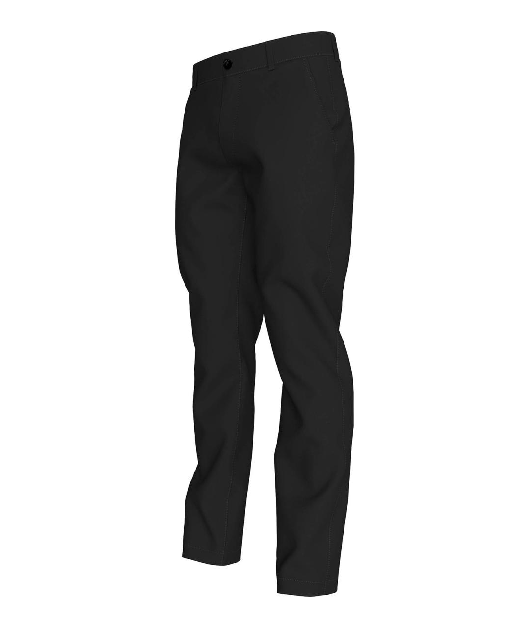 CALVIN KLEIN Черные хлопковые повседневные брюки, фото 3