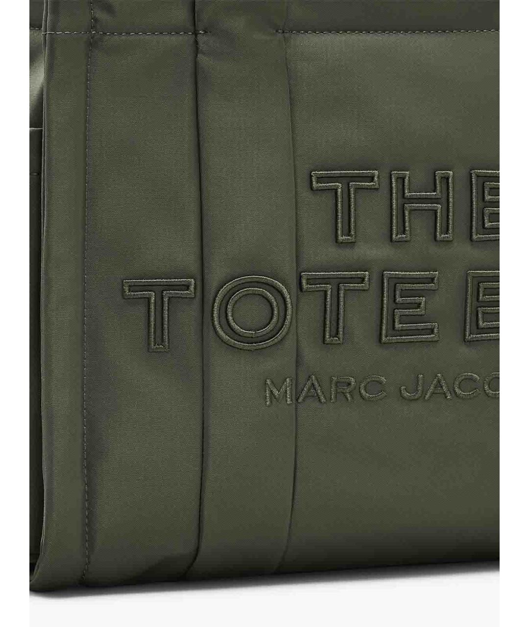 MARC JACOBS Зеленая тканевая сумка тоут, фото 6