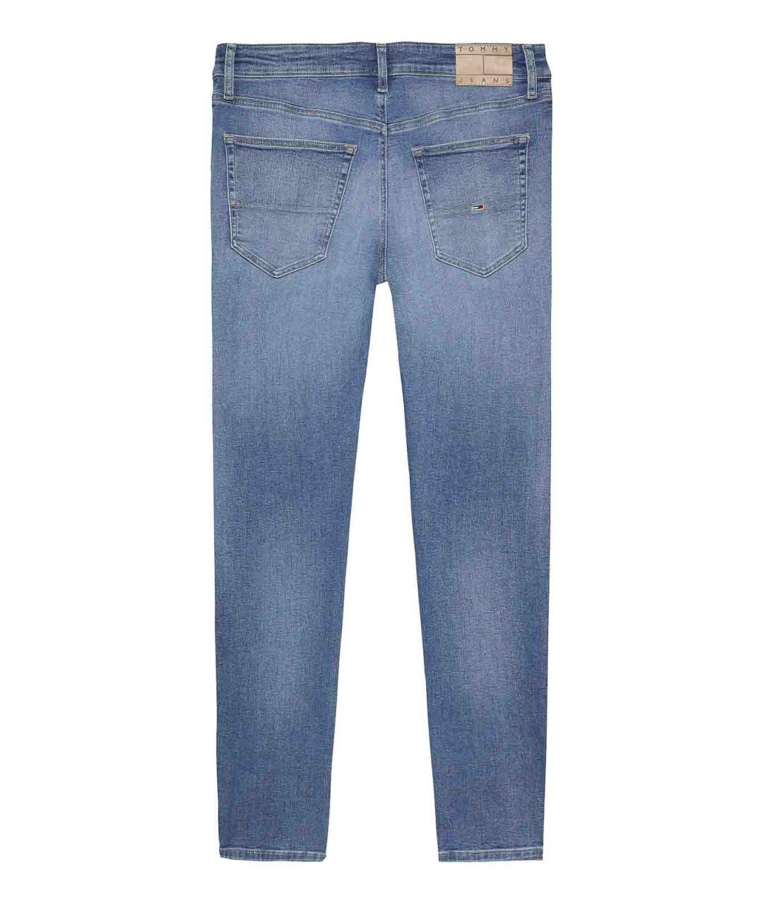 TOMMY HILFIGER Голубые хлопковые джинсы скинни, фото 2