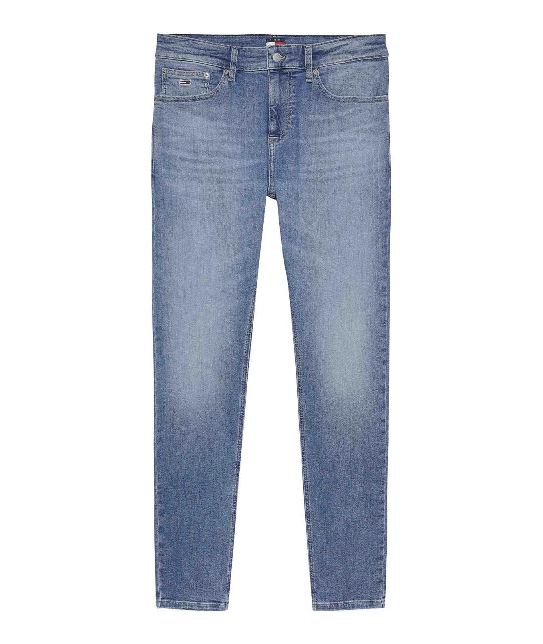 TOMMY HILFIGER Голубые хлопковые джинсы скинни, фото 1