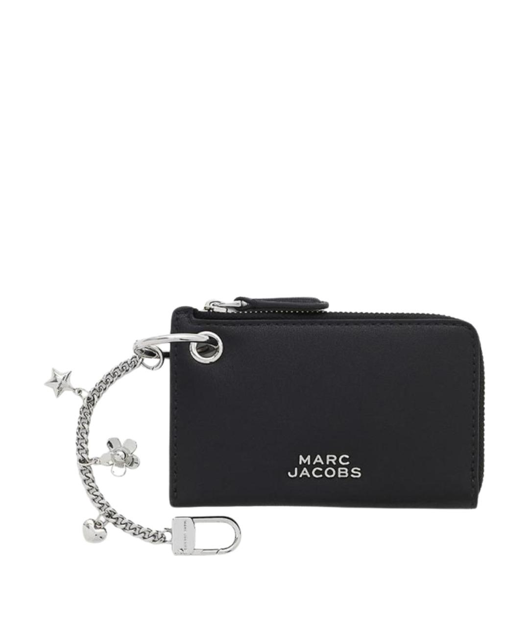 MARC JACOBS Черный кожаный кошелек, фото 1