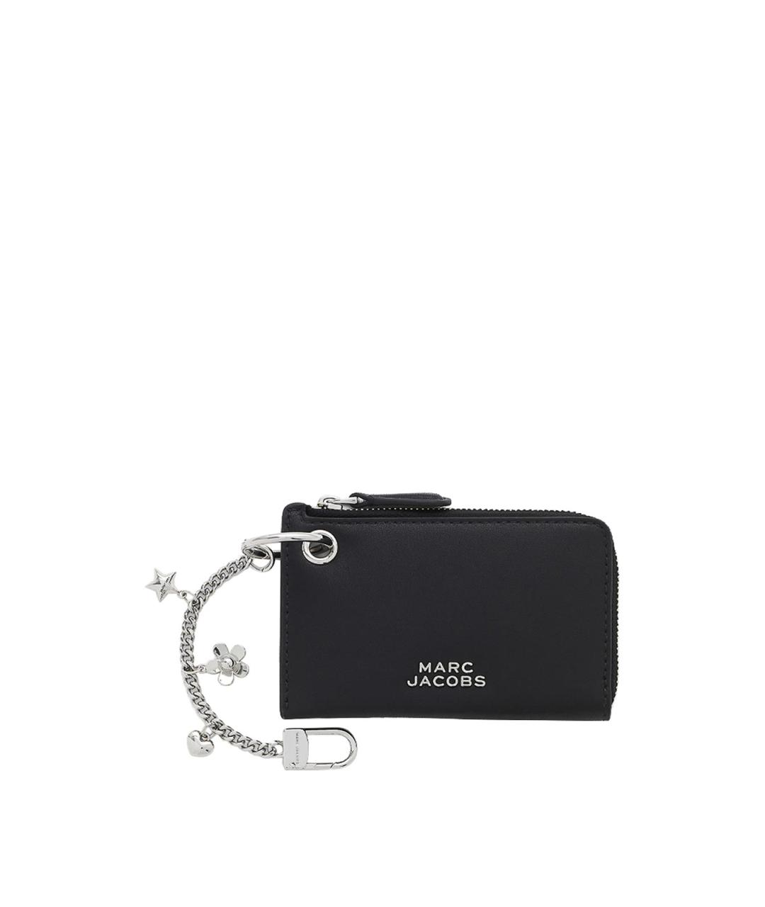 MARC JACOBS Черный кожаный кошелек, фото 5